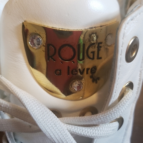 Rouge À Lèvre Trend Leather Wedge Bootie - Picture 8 of 14